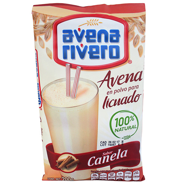 Avena en polvo sabor chocolate - Avena Rivero 400 gr