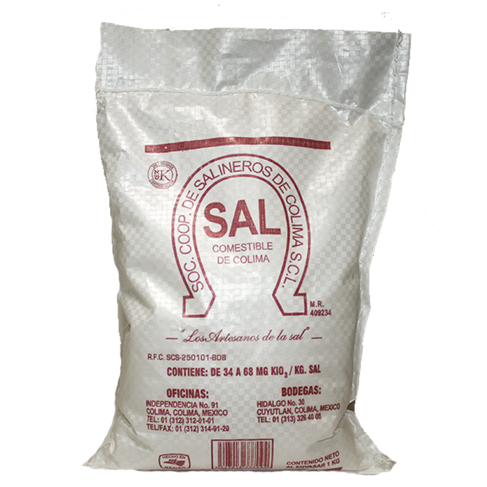 Yerbero - Sal marina de Colima premium sin refinar 8 oz (223 g) | Sal  marina 100% natural, grado gourmet, sin OMG. | Cosechada a mano | Importado  de